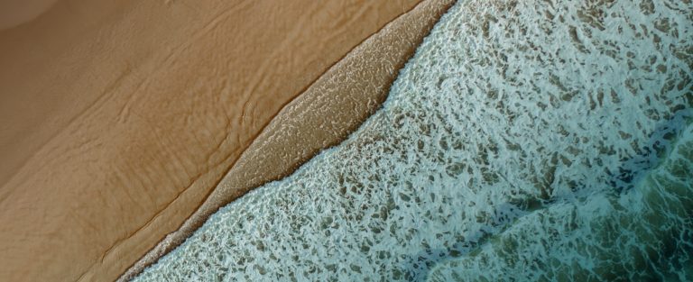 Image of the beach showing real ocean impact